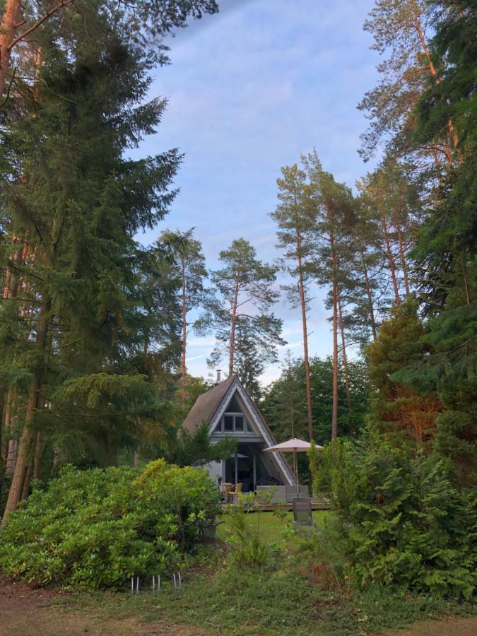 Ferienhaus Reetdach 1300Qm Privatgrundstueck Bootssteg Sauna Templin Luebbesee Uckermark Erholung Pur Seenplatte Petersdorf  Exterior foto