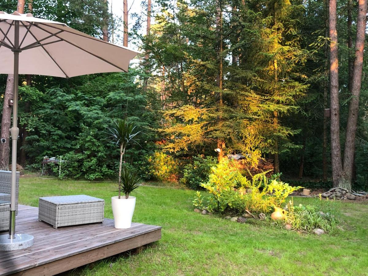 Ferienhaus Reetdach 1300Qm Privatgrundstueck Bootssteg Sauna Templin Luebbesee Uckermark Erholung Pur Seenplatte Petersdorf  Exterior foto
