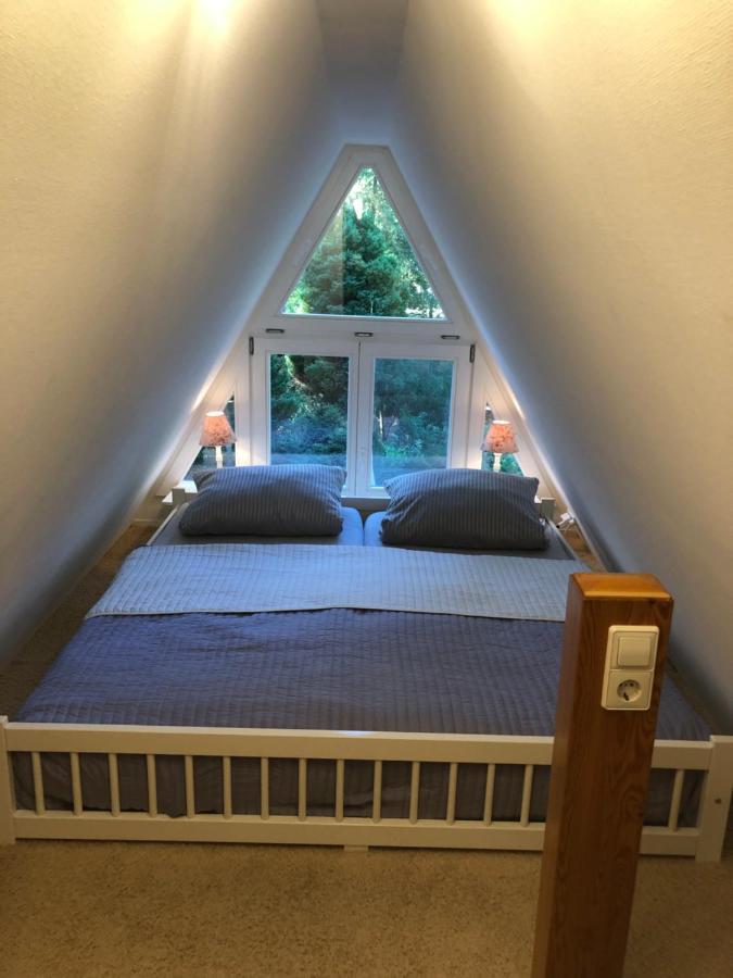 Ferienhaus Reetdach 1300Qm Privatgrundstueck Bootssteg Sauna Templin Luebbesee Uckermark Erholung Pur Seenplatte Petersdorf  Exterior foto